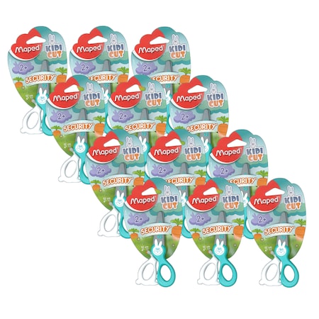 Maped Kidicut Safety Scissors, PK12 MAP037800